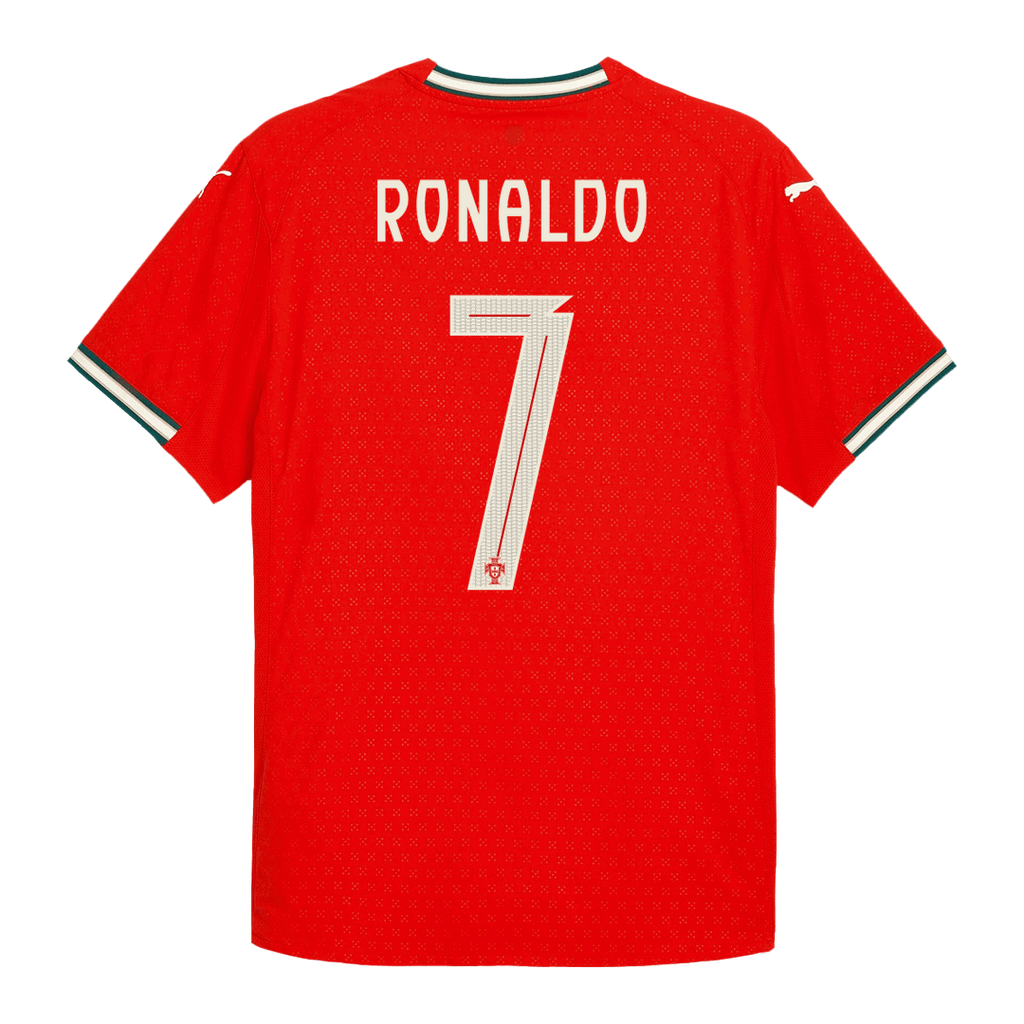 Soccer Kits Authentic  RONALDO #7 Portugal Home Soccer Jersey 2025 Red