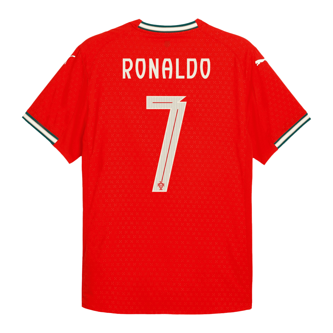 Soccer Kits Authentic  RONALDO #7 Portugal Home Soccer Jersey 2025 Red
