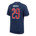 Soccer Kits Authentic BARCOLA #29 PSG Home Soccer Jersey 2024/25 Navy - UCL
