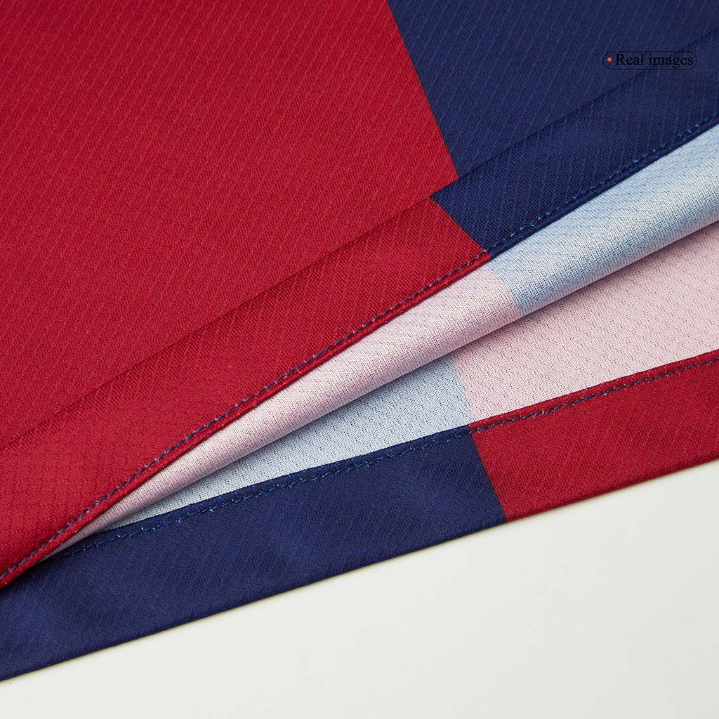 Soccer Kits Barcelona Home Soccer Jersey 2024/25 - Spotify Logo Without Text