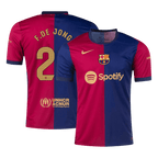 Maillot de football F.DE JONG #21 Barcelone Domicile 2024/25