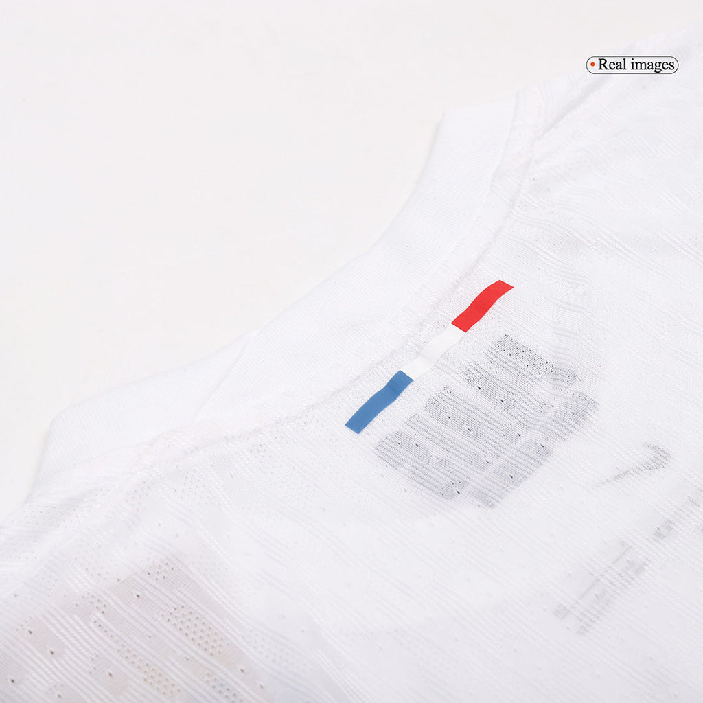 Soccer Kits Authentic  O.DEMBÉLÉ #10 PSG Away Soccer Jersey 2024/25 White