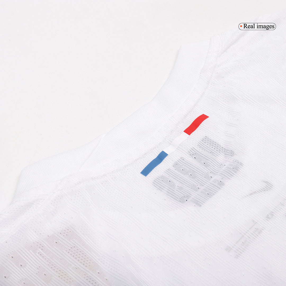 Soccer Kits Authentic  O.DEMBÉLÉ #10 PSG Away Soccer Jersey 2024/25 White