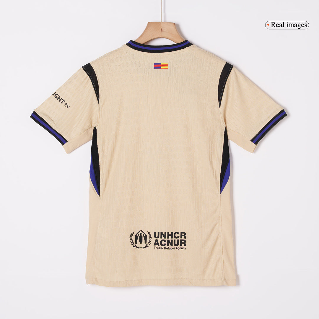 Camiseta de fútbol ROONY #19 Auténtica del Barcelona 2025/26, amarilla - UCL