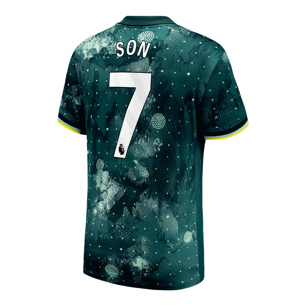 Camiseta de fútbol de visitante SON #7 del Tottenham Hotspur 2024/25