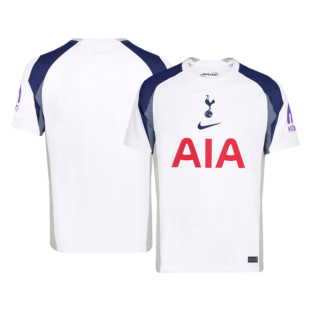 Camiseta de fútbol local del Tottenham Hotspur 2025/26 blanca