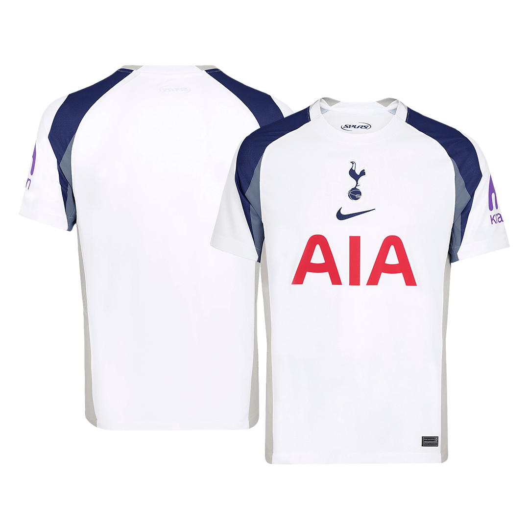 Camiseta de fútbol local del Tottenham Hotspur 2025/26 blanca