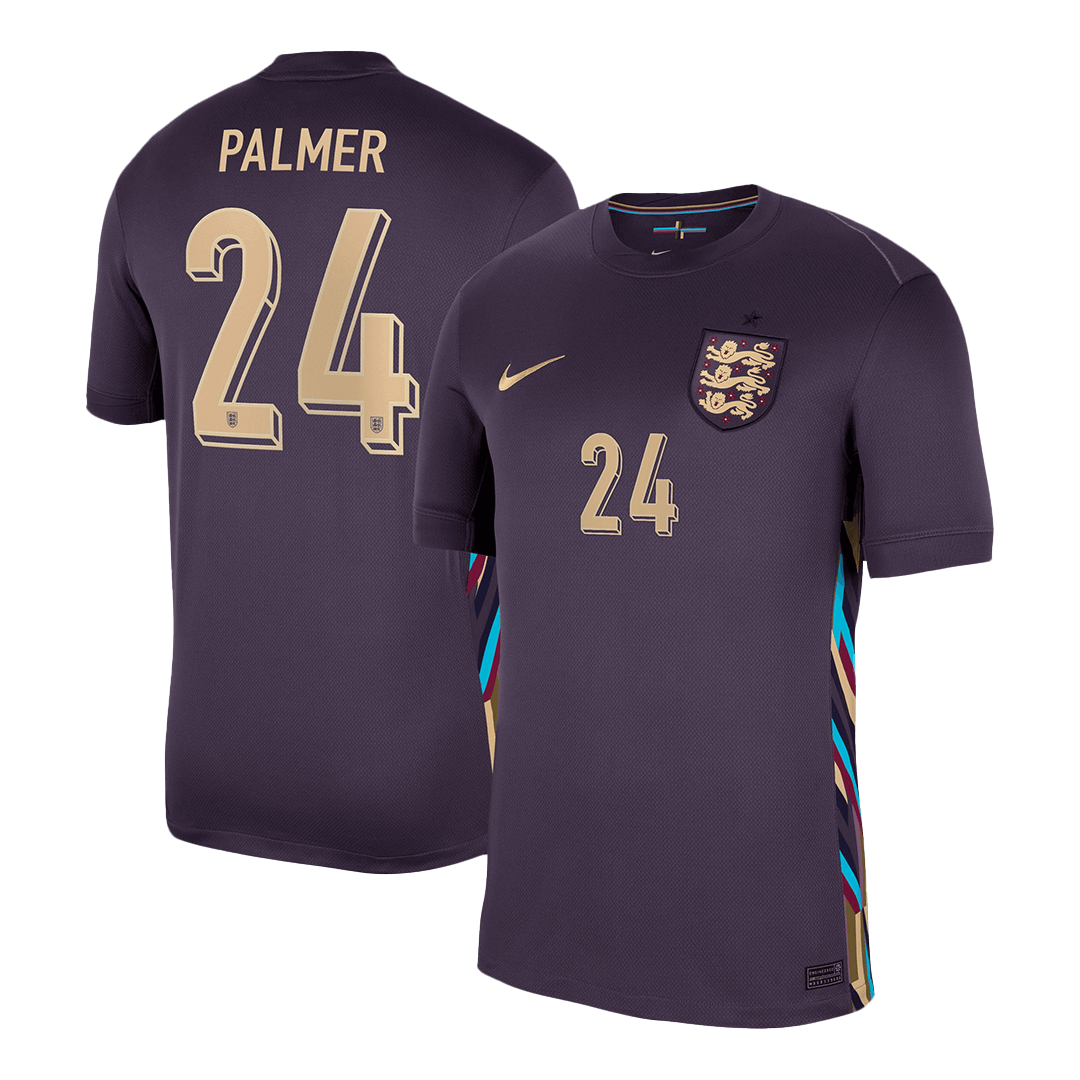 Kits de fútbol PALMER #24 Camiseta de fútbol de visitante de Inglaterra Eurocopa 2024