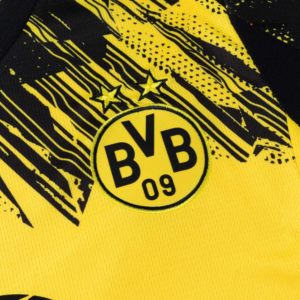 Soccer Kits Borussia Dortmund Home Soccer Jersey Kit(Jersey+Shorts) 2025/26 Yellow
