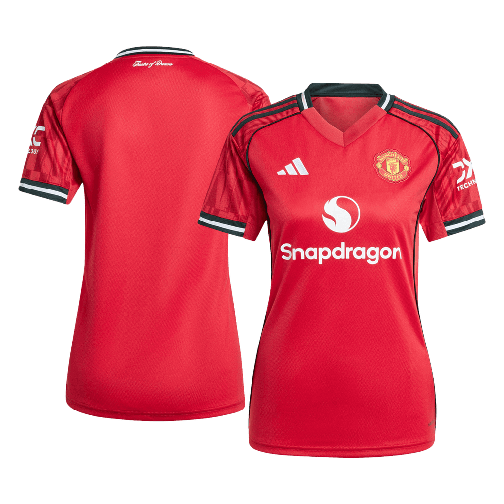 Soccer Kits Women's Manchester United Home Soccer Jersey 2025/26 Red