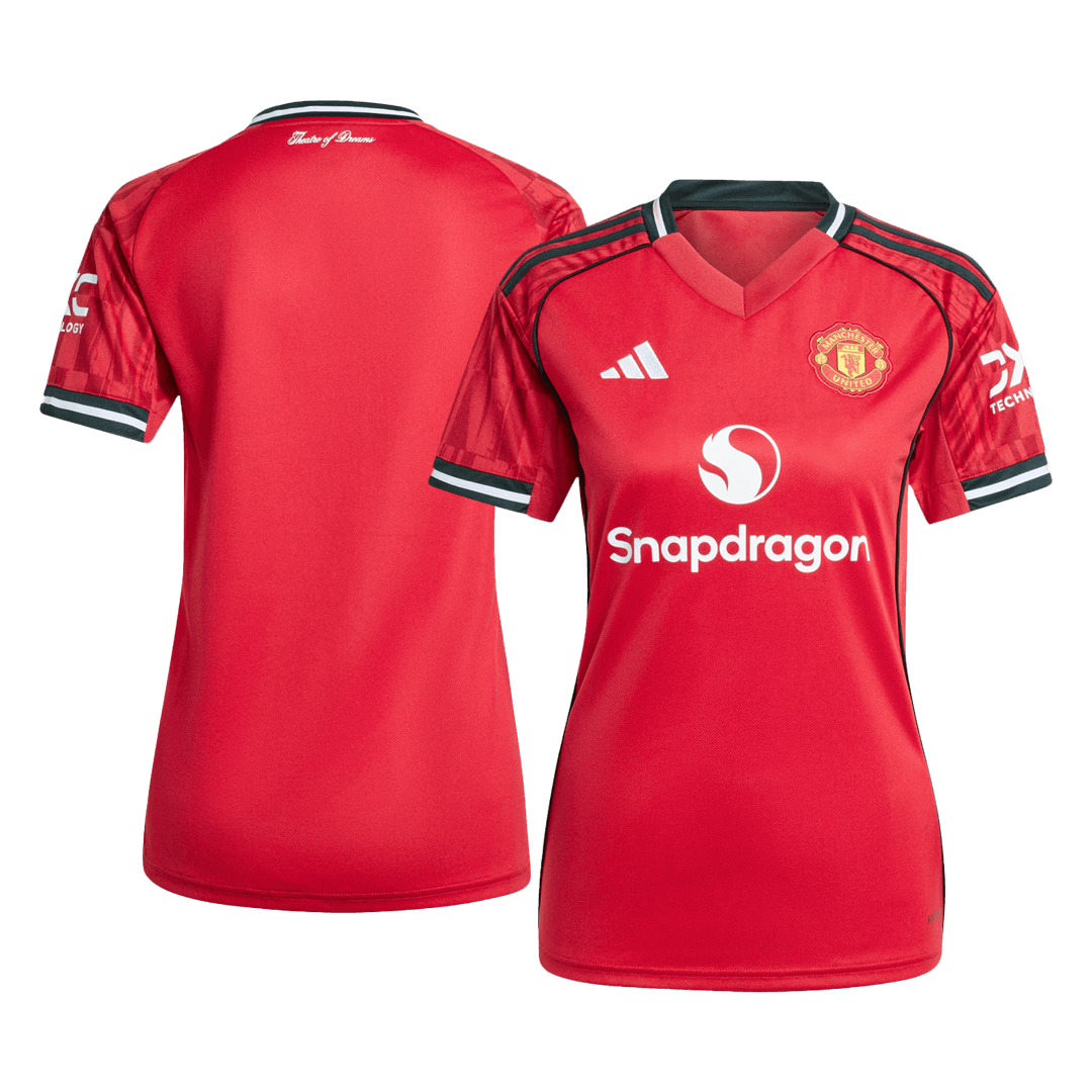 Soccer Kits Women's Manchester United Home Soccer Jersey 2025/26 Red