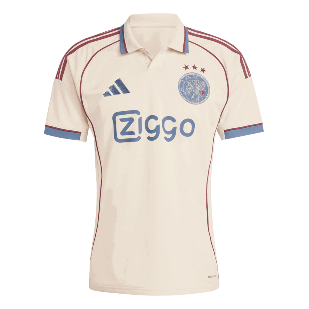 Soccer Kits Ajax Third Away Soccer Jersey 2025/26 White