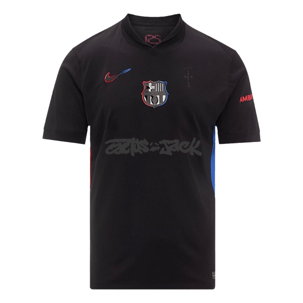 Soccer Kits Barcelona X Travis Scott Away Soccer Jersey 2024/25 Black