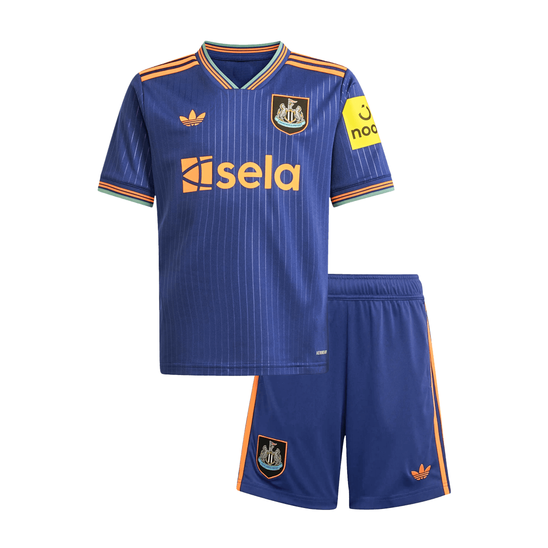 Maillot de football extérieur Newcastle United Third pour enfant (maillot + short) 2025/26 Bleu marine