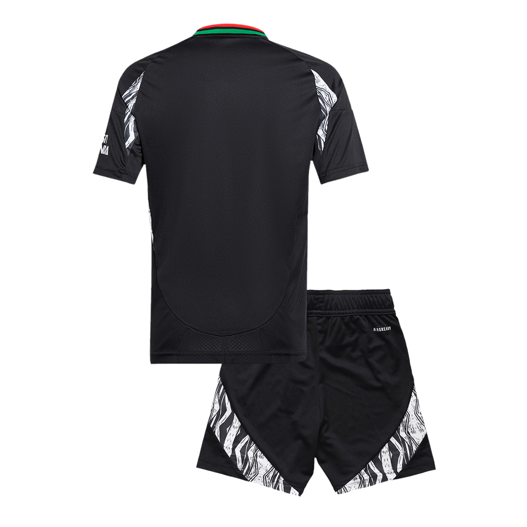 Camiseta de visitante del Arsenal para niños (camiseta y pantalón corto) 2024/25