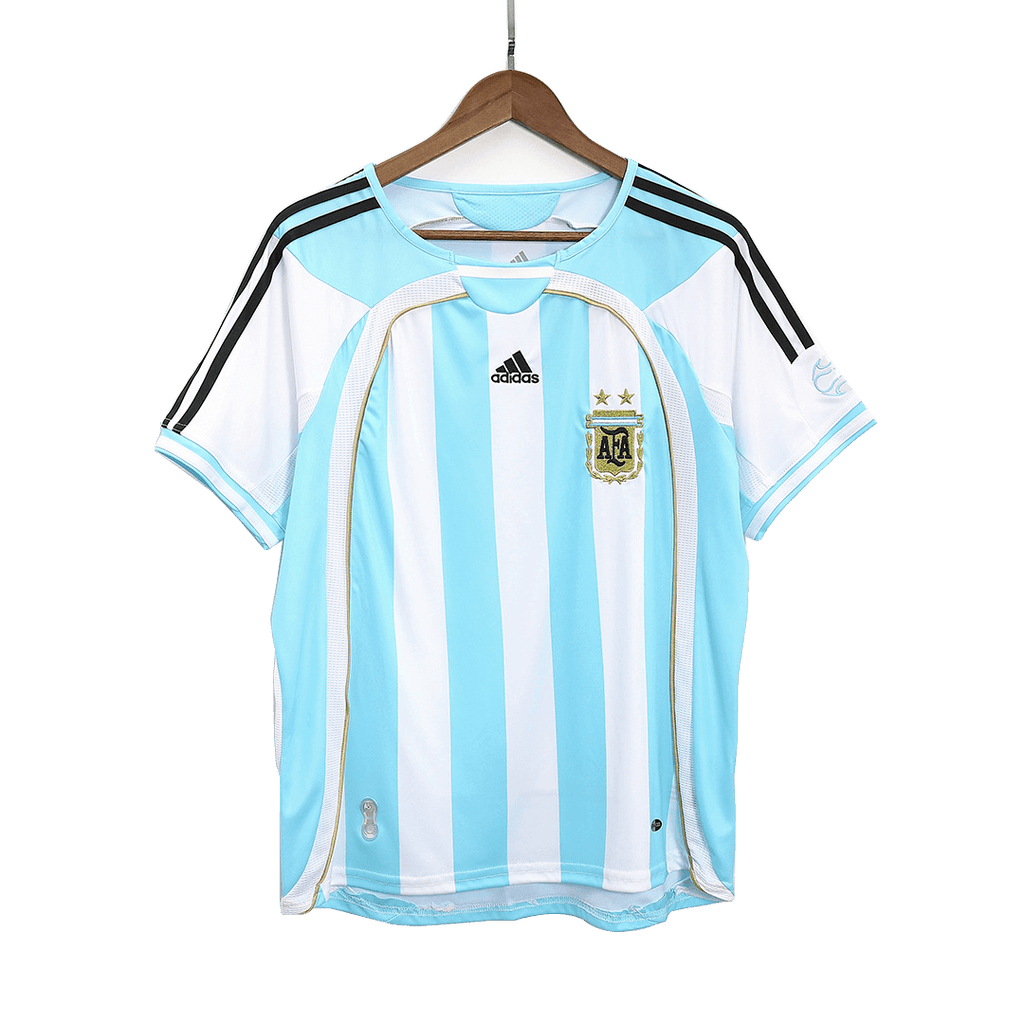 Kits de fútbol Retro 2006 Argentina Camiseta de fútbol local