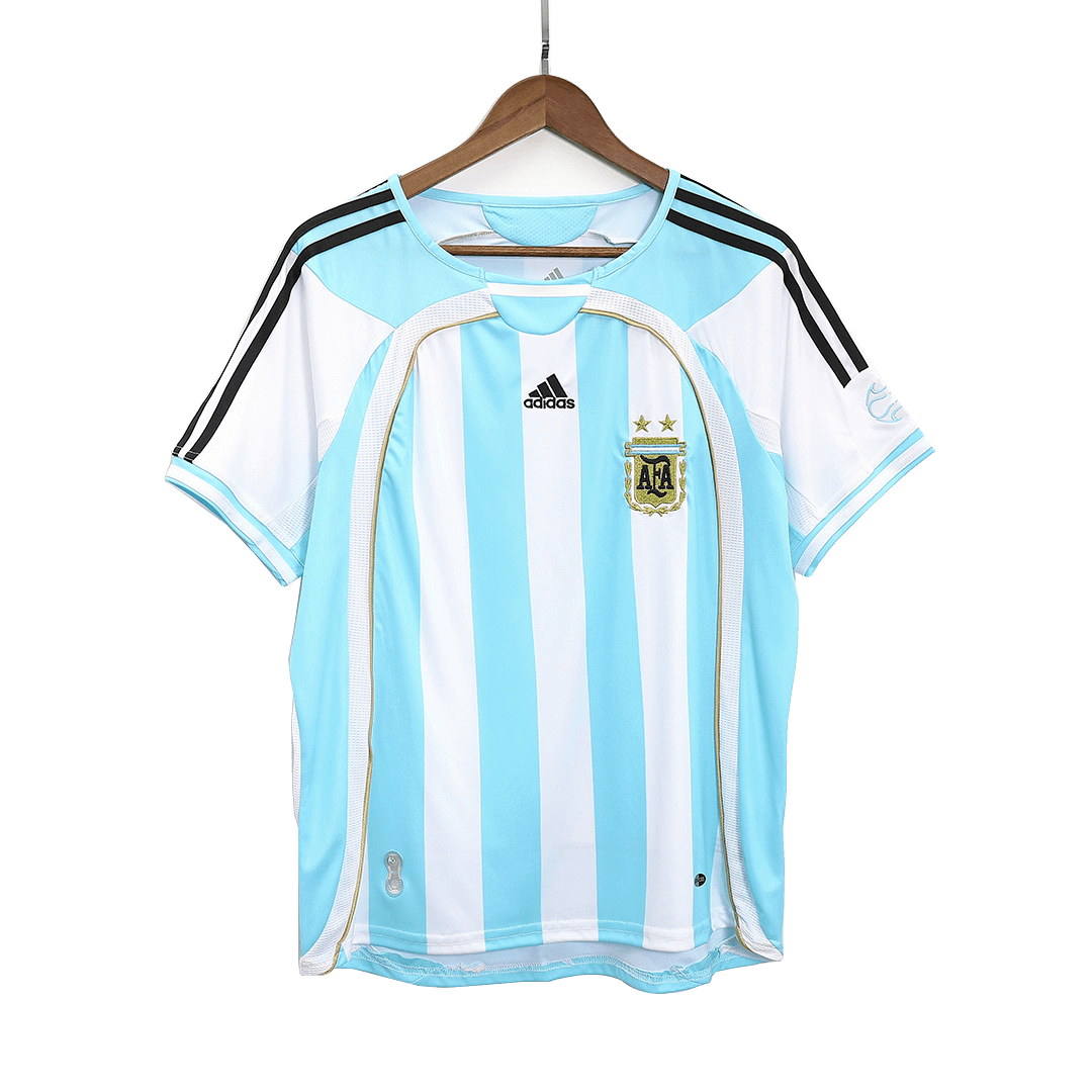 Kits de fútbol Retro 2006 Argentina Camiseta de fútbol local