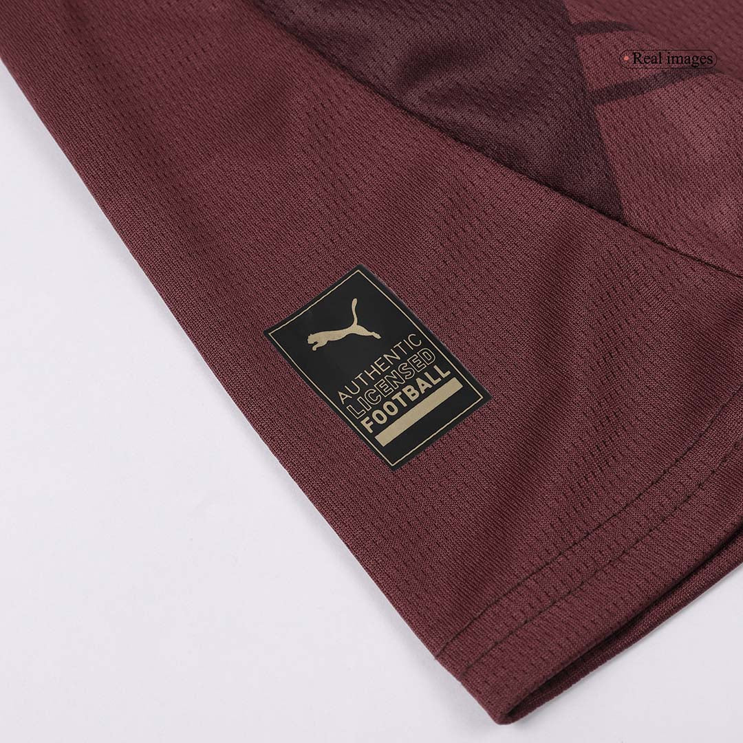 Camiseta de fútbol infantil de visitante del Manchester City (camiseta y pantalón corto) 2024/25