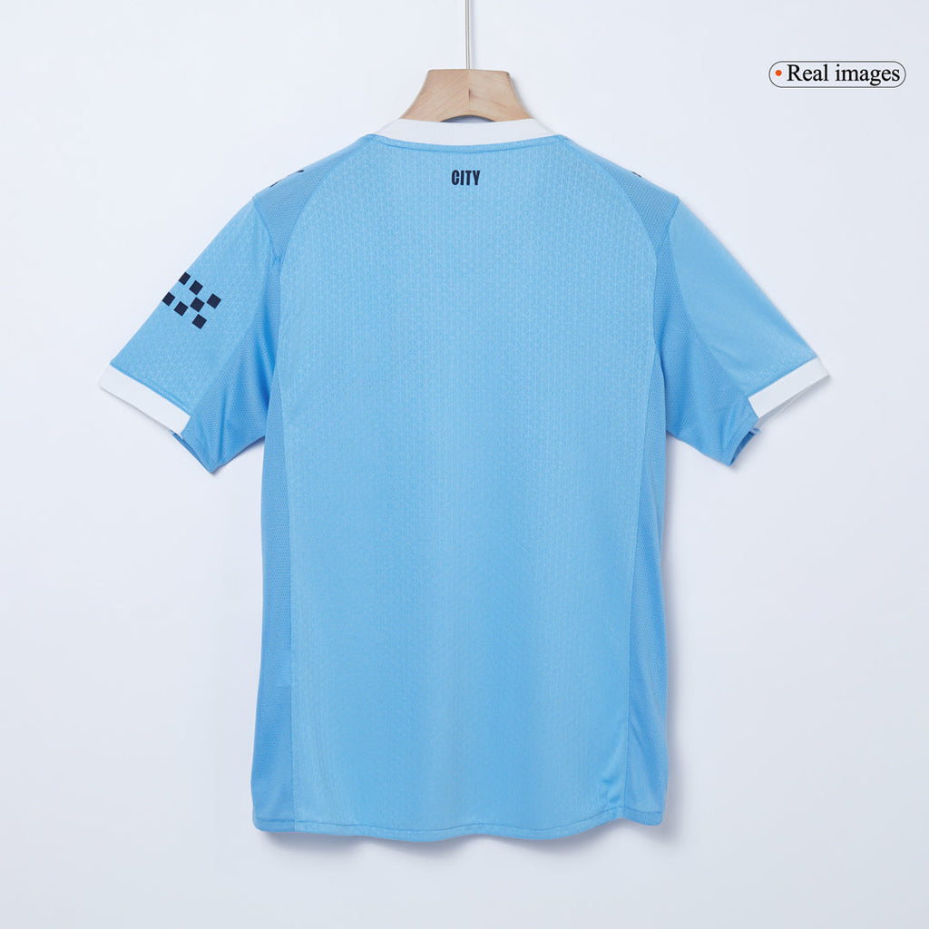 Soccer Kits Authentic RODRIGO #16 Manchester City Home Soccer Jersey 2025/26 Blue - Club World Cup