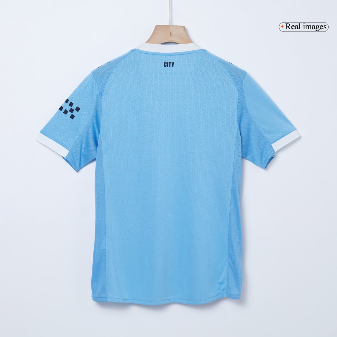 Soccer Kits Authentic RODRIGO #16 Manchester City Home Soccer Jersey 2025/26 Blue - Club World Cup