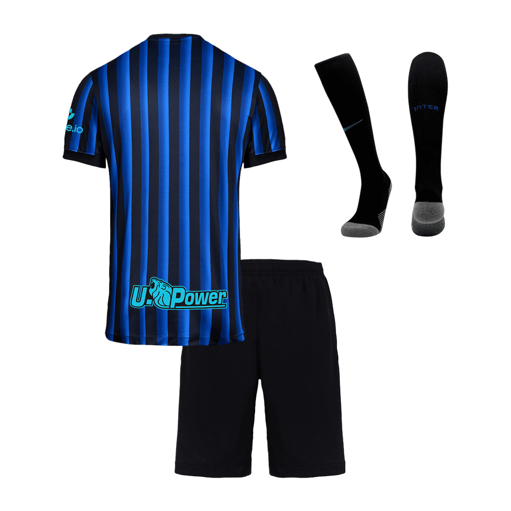 Maillot de football Inter Milan domicile pour enfant (maillot, short, chaussettes) 2025/26