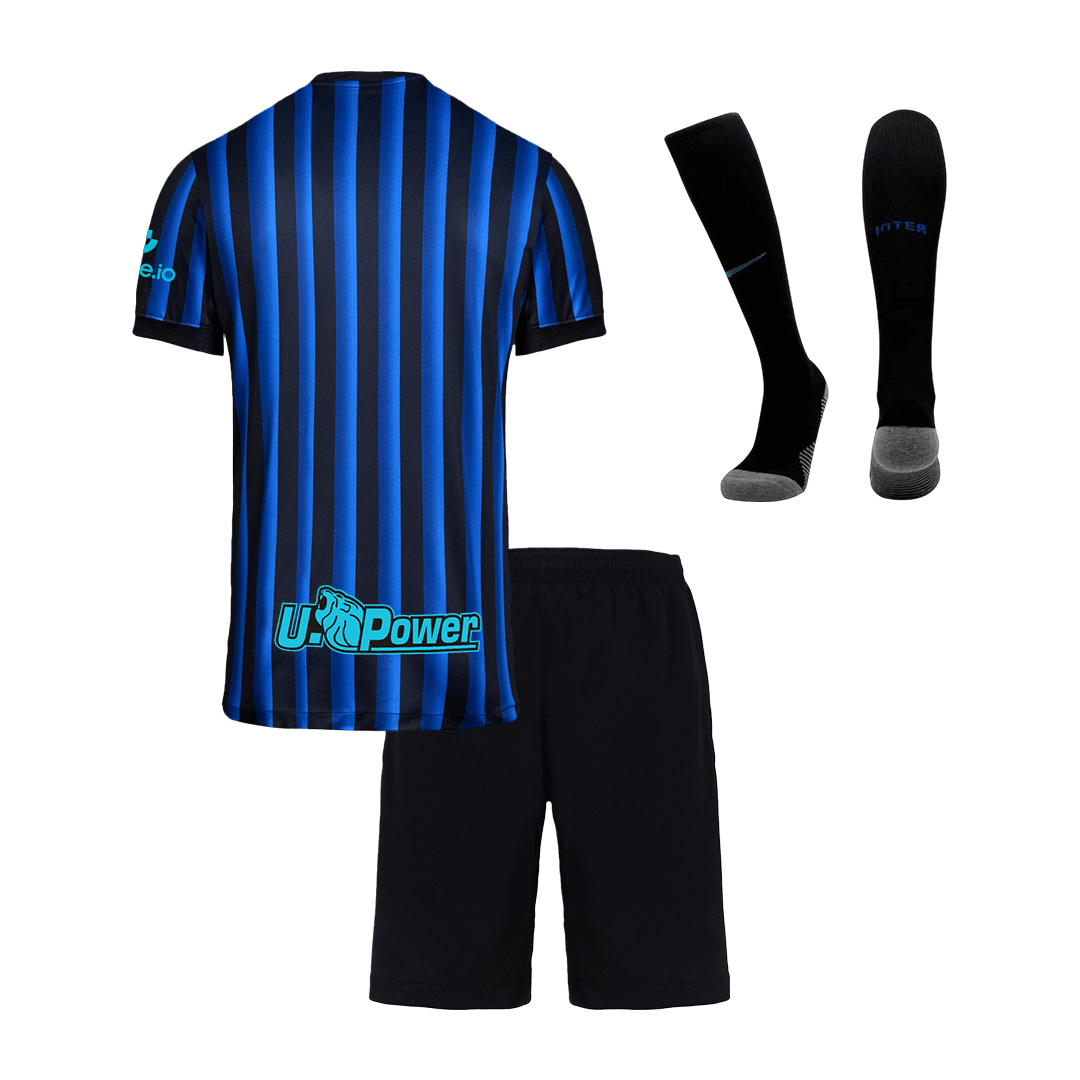 Maillot de football Inter Milan domicile pour enfant (maillot, short, chaussettes) 2025/26