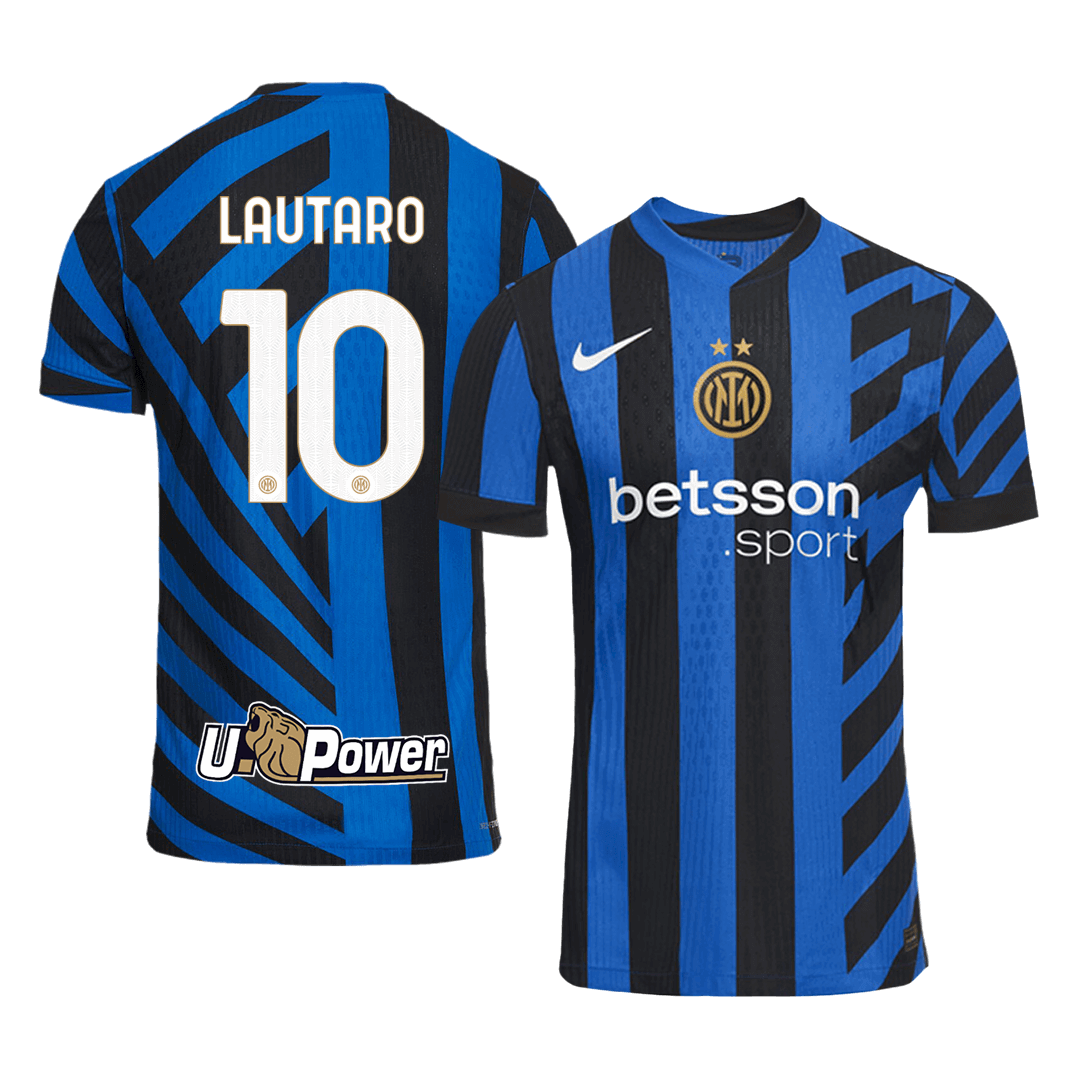 Soccer Kits Authentic LAUTARO #10 Inter Milan Home Soccer Jersey 2024/25