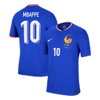 Soccer Kits Authentic MBAPPE #10 France Home Soccer Jersey Euro 2024