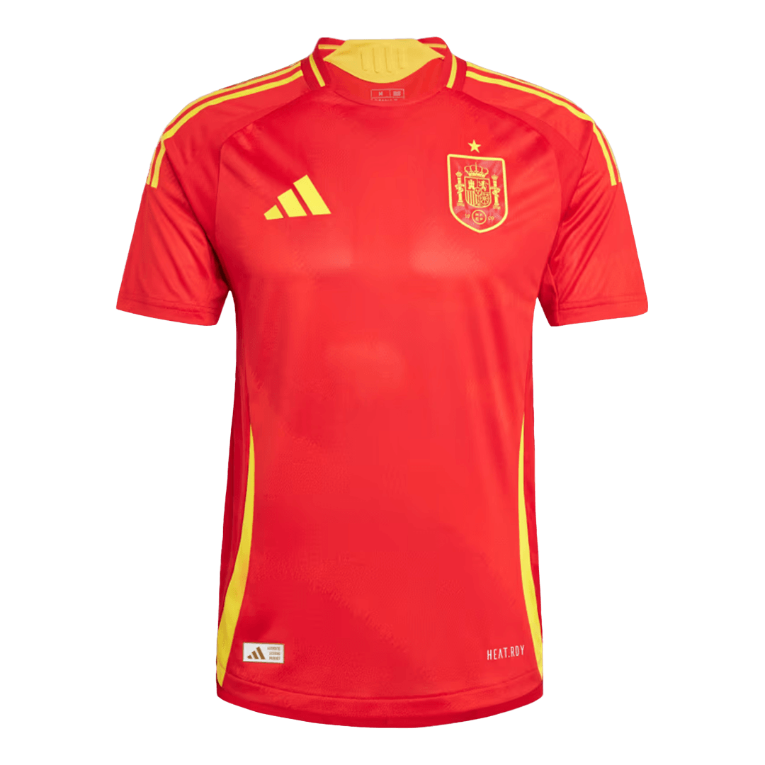 Soccer Kits Authentic Spain Home Soccer Jersey Euro 2024