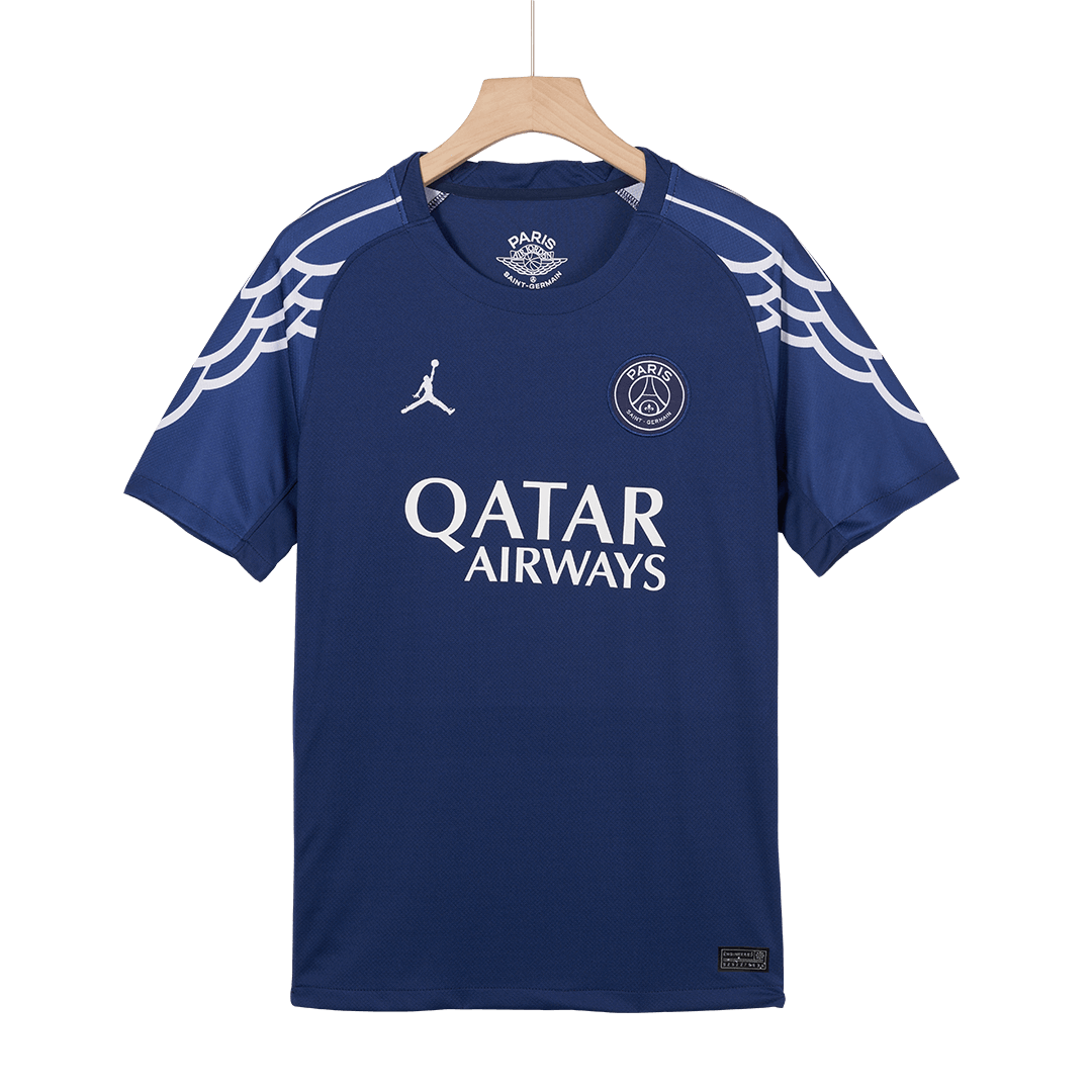 Soccer Kits BARCOLA #29 PSG Fourth Away Soccer Jersey 2024/25 Navy - UCL