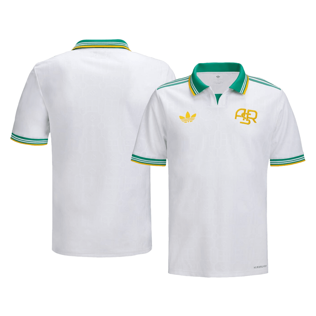 Camiseta de fútbol Roma 2025/26, tercera equipación, visitante, blanca