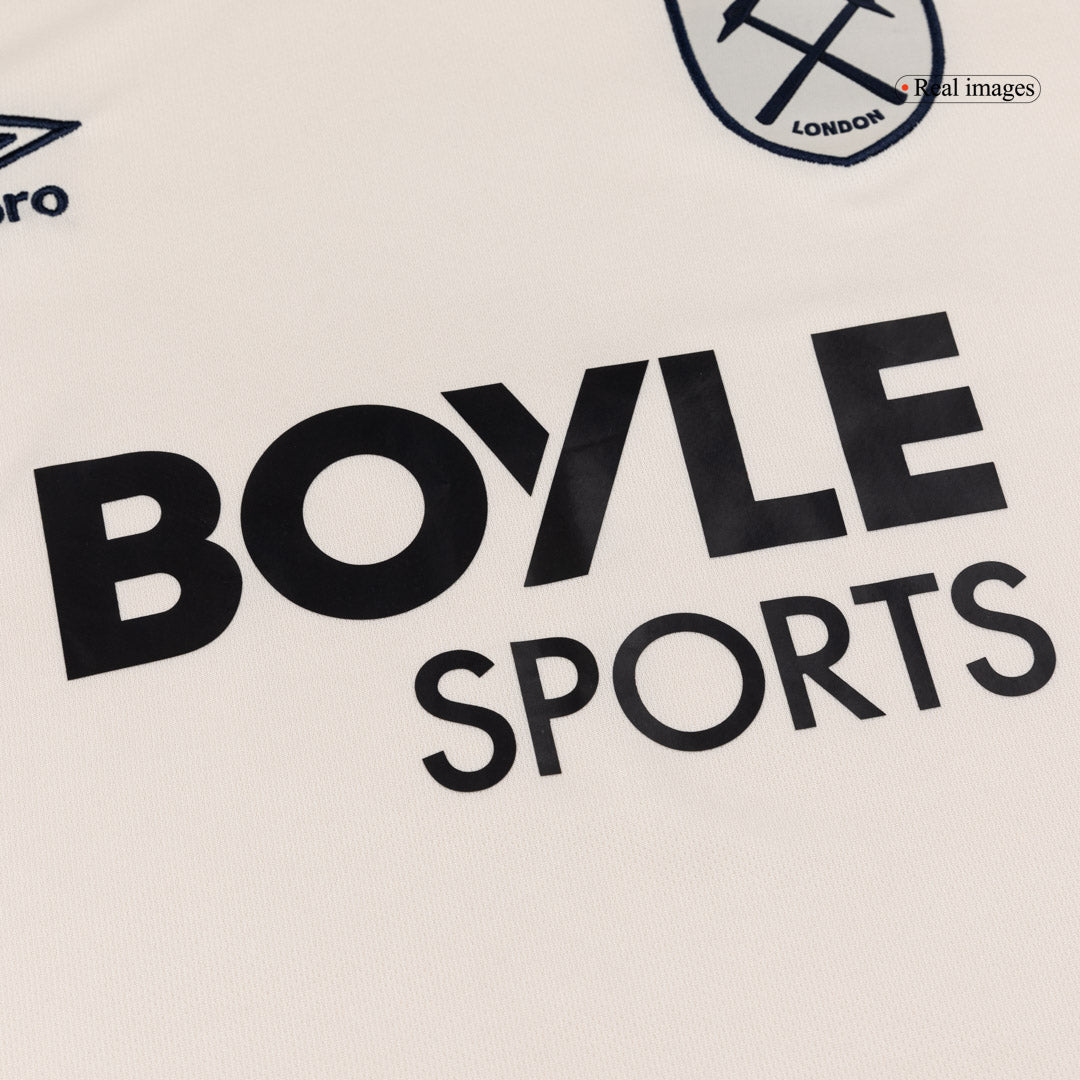 Camiseta de visitante del West Ham United 2025/26, color blanco