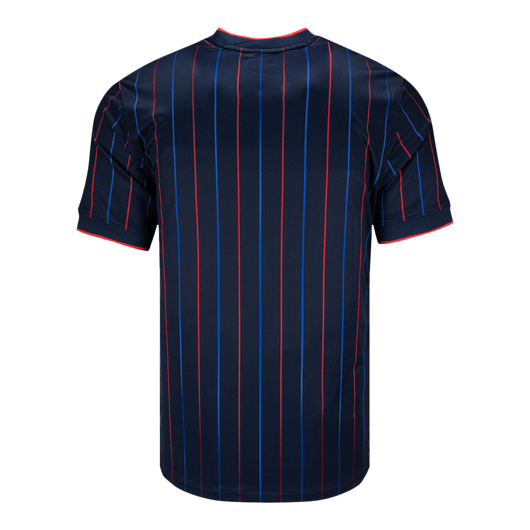 Camiseta de fútbol visitante USMNT 2025 azul marino