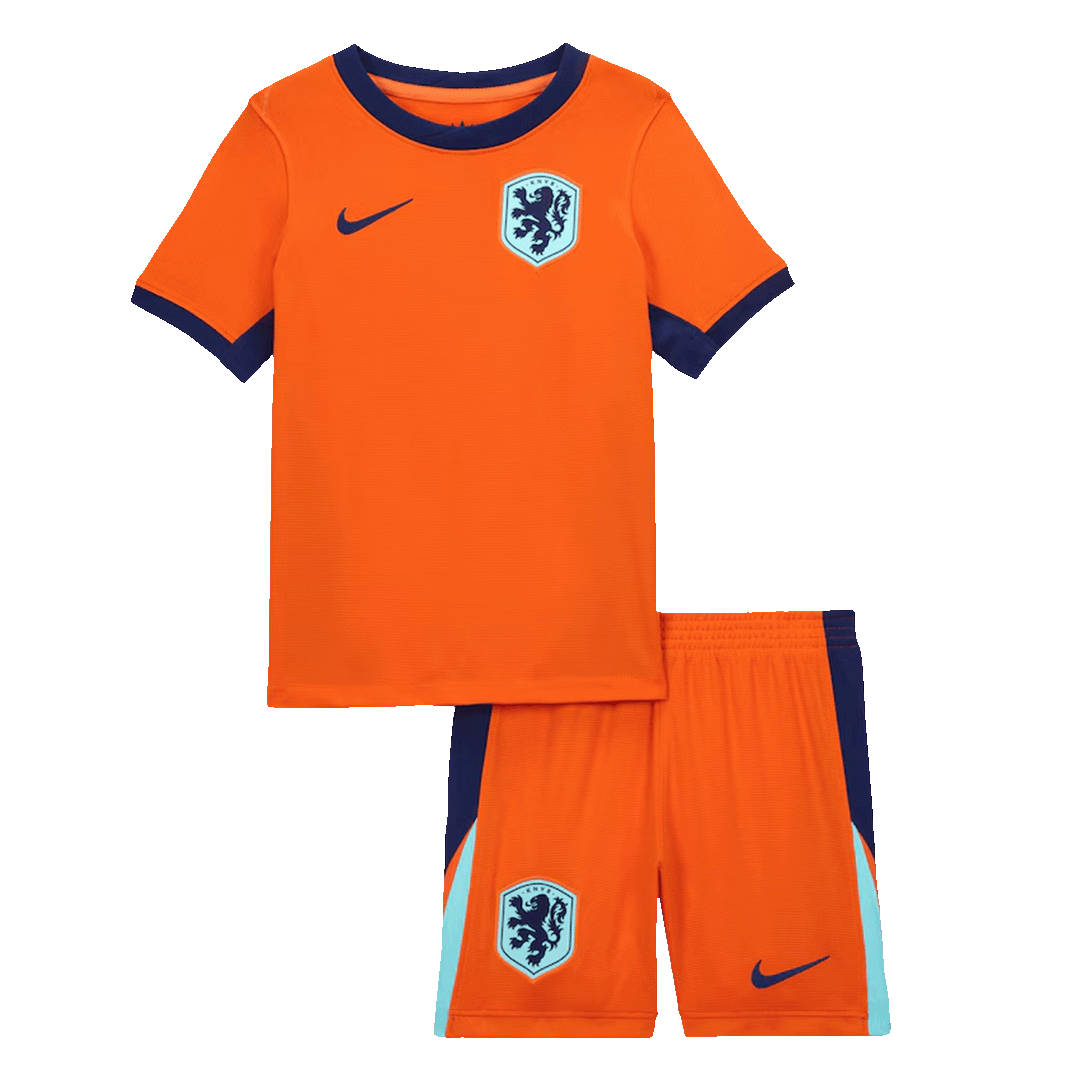 Maillot de football domicile Pays-Bas pour enfant (maillot + short) Euro 2024