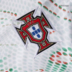 Camiseta de fútbol de Portugal de manga larga para visitante 2025, blanca