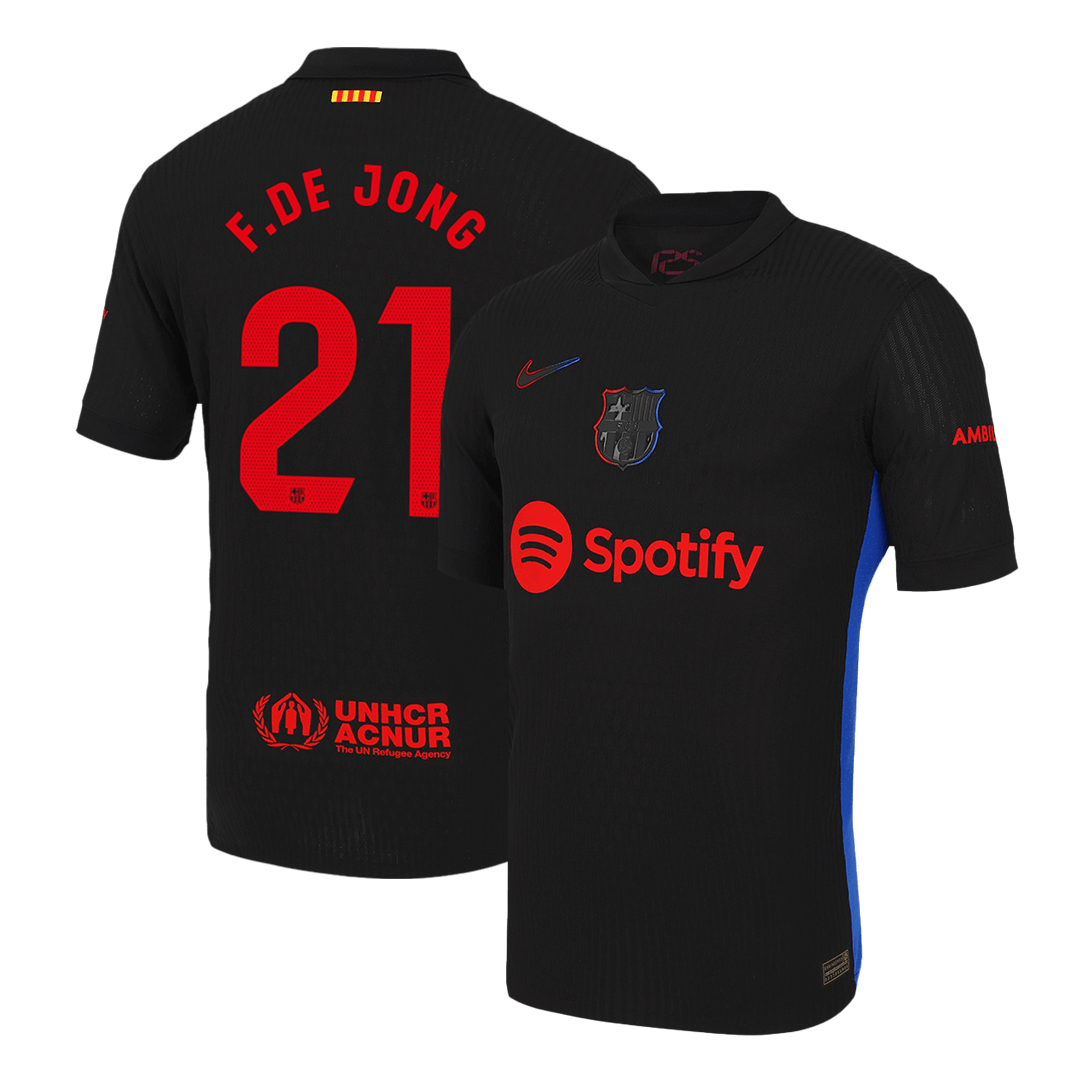Soccer Kits Authentic F.DE JONG #21 Barcelona Away Soccer Jersey 2024/25