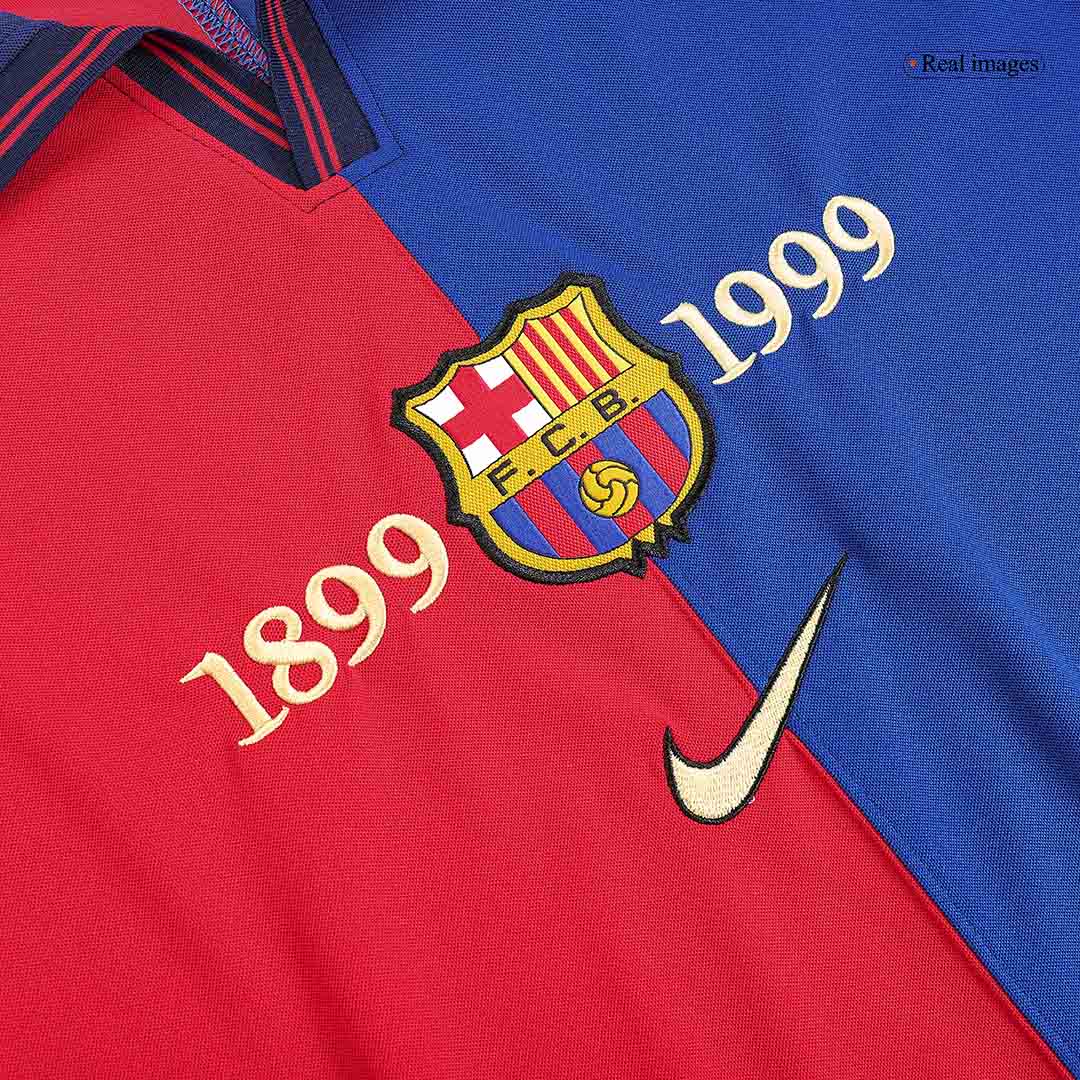 Maillot de football rétro domicile Barcelone 1999/00 