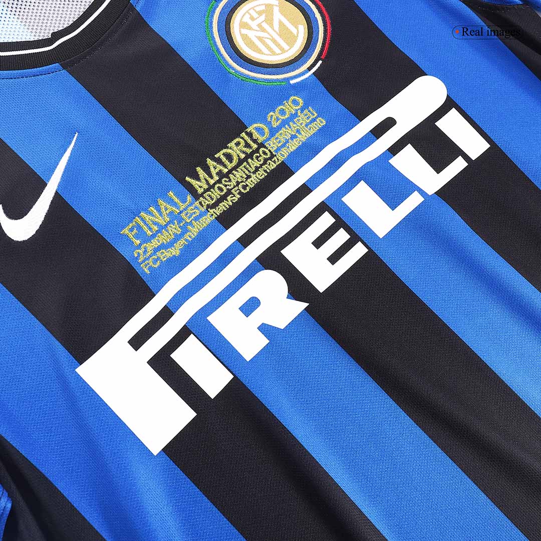 Camiseta de fútbol retro del Inter de Milán 2009/10 (final de la UCL)