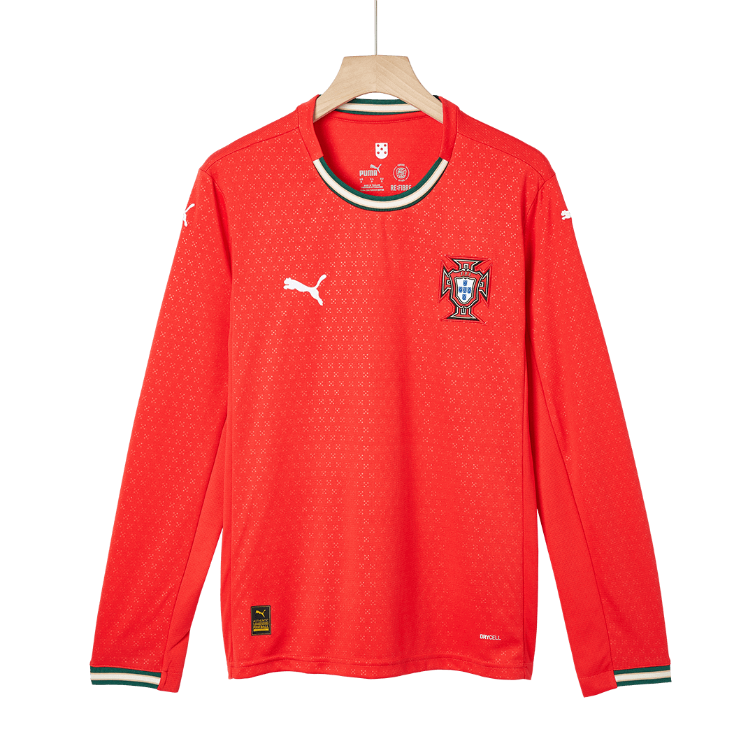 Camiseta de fútbol de manga larga de Portugal 2025 (rojo)