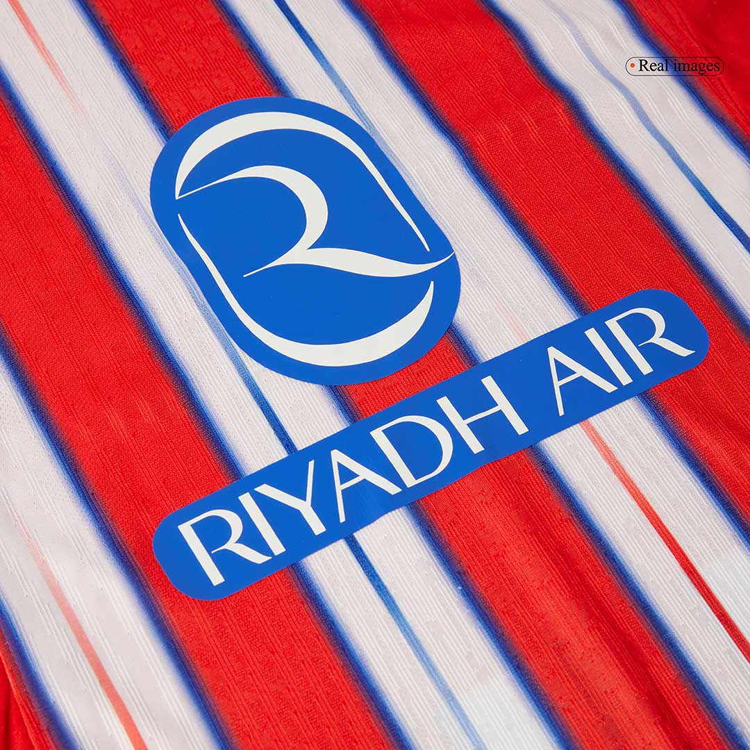 Soccer Kits Authentic J.ALVAREZ #19 Atletico Madrid Home Soccer Jersey 2024/25