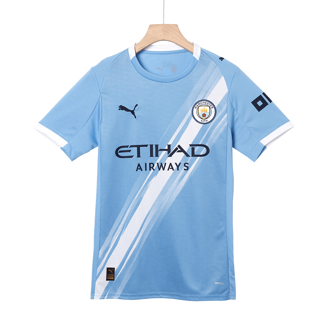 Maillot de football HAALAND #9 Manchester City Domicile 2025/26 Bleu