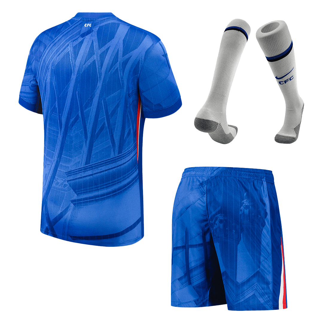 Soccer Kits Chelsea Home Soccer Jersey Kit(Jersey+Shorts+Socks) 2025/26 Blue