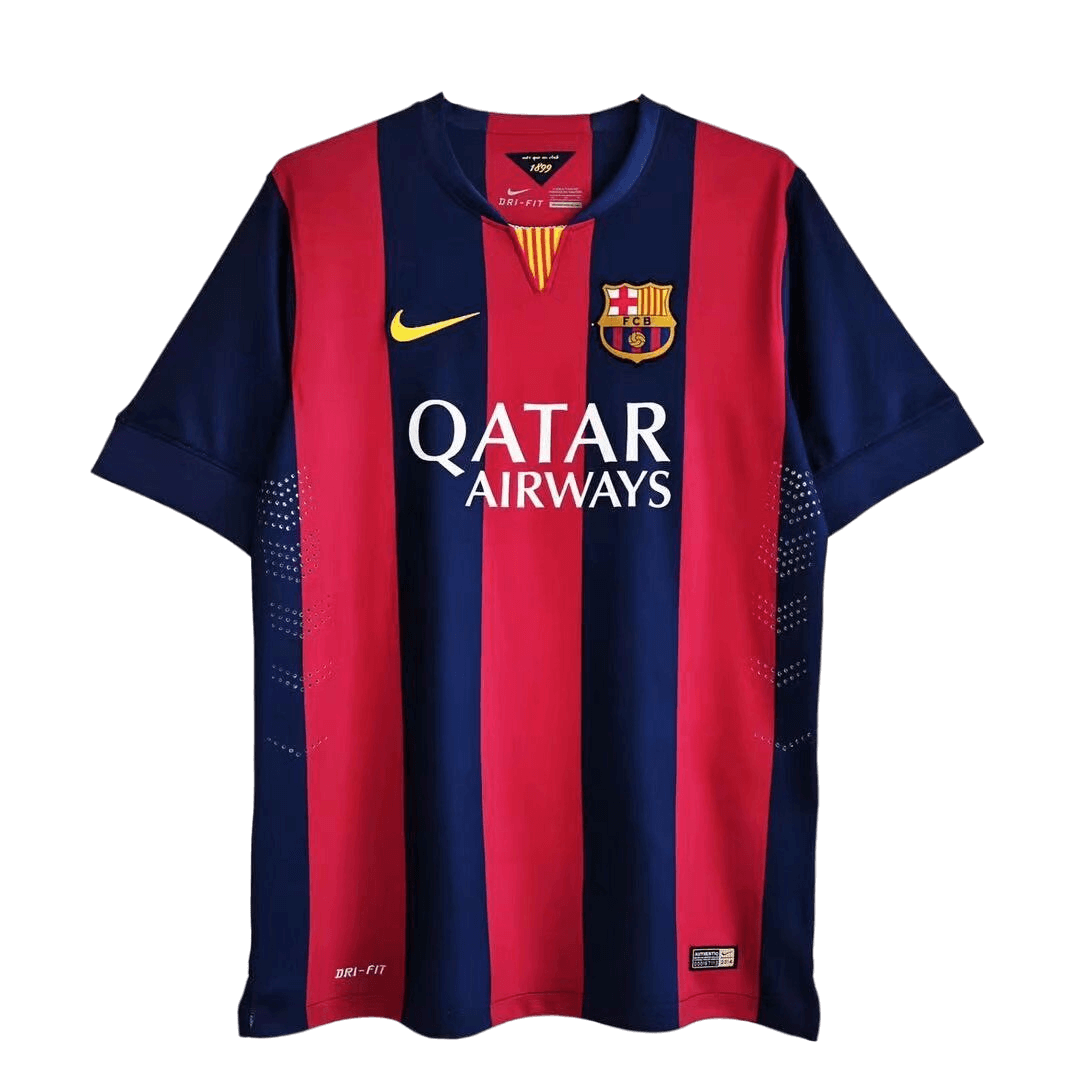 Camiseta de fútbol retro Messi #10 2014/15 del Barcelona 