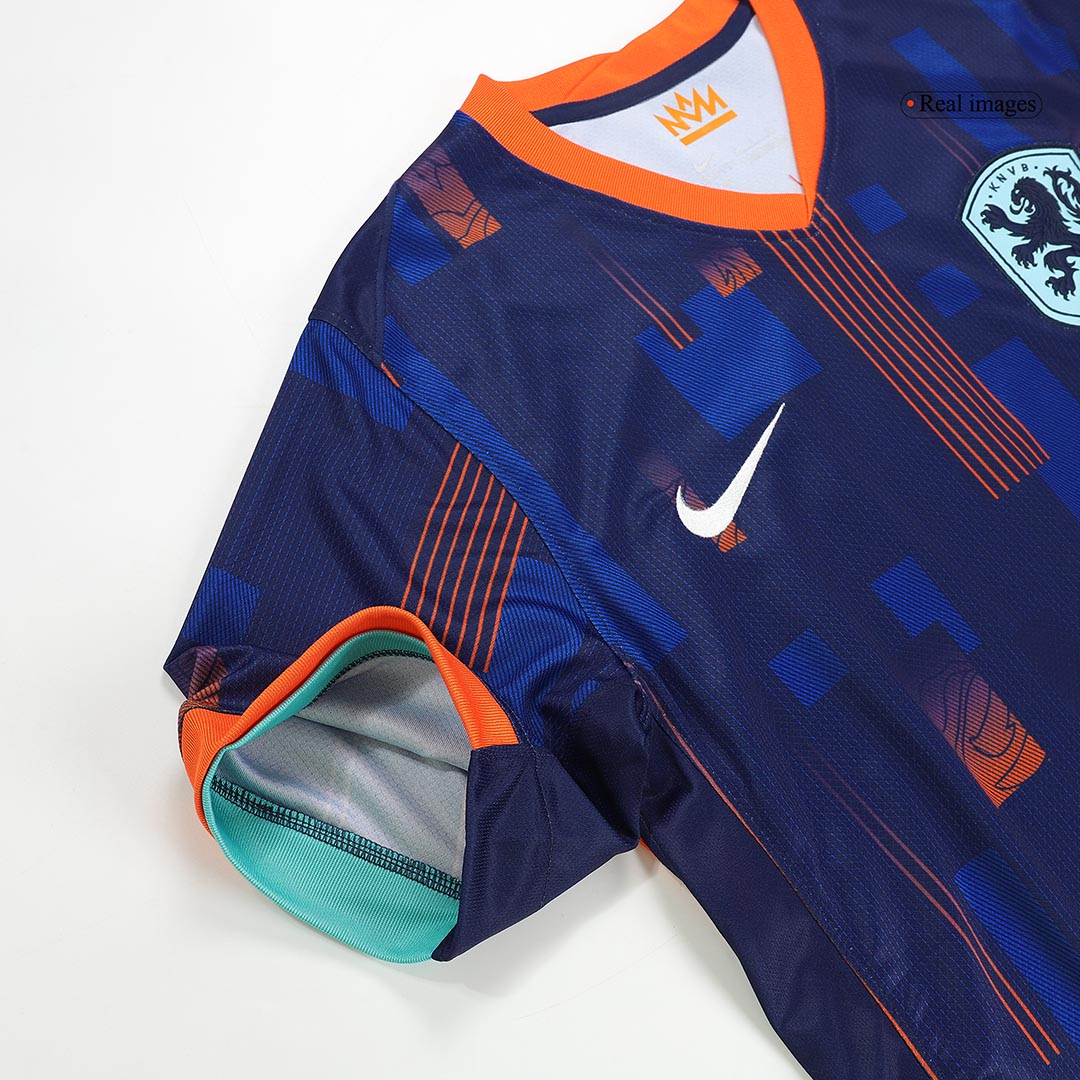 Maillot de football extérieur MEMPHIS #10 Pays-Bas Euro 2024