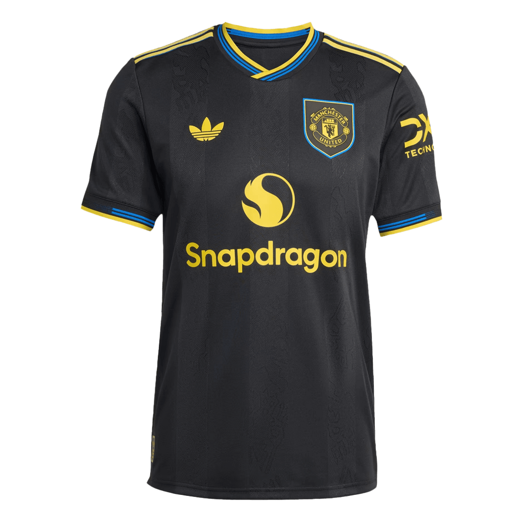 Soccer Kits Authentic Manchester United Third Away Soccer Jersey 2025/26 Black