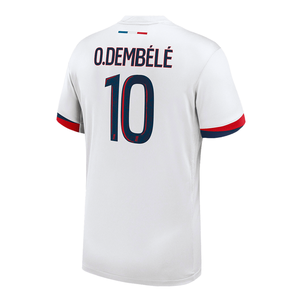 Maillot de football extérieur PSG O.DEMBÉLÉ #10 2024/25 Blanc