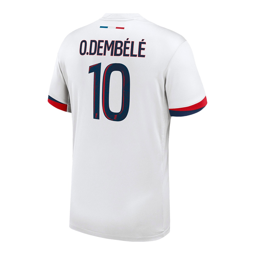 Maillot de football extérieur PSG O.DEMBÉLÉ #10 2024/25 Blanc
