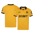 Camiseta de fútbol local de los Wolves 2025/26 amarilla