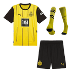 Soccer Kits Borussia Dortmund Home Soccer Jersey Kit(Jersey+Shorts+Socks) 2024/25