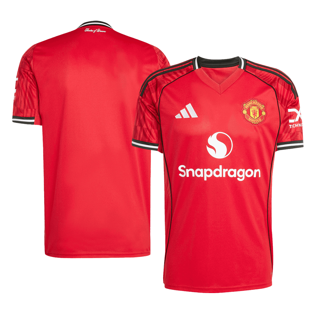Maillot de football domicile Manchester United 2025/26 rouge